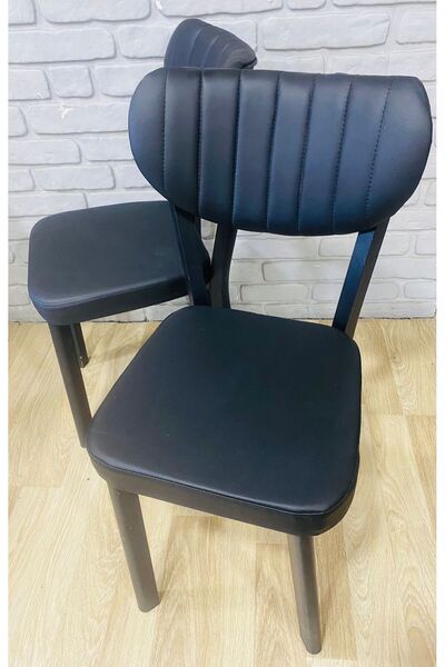 BAMBEDS MOBİLYA 2 Adet Elma Sandalye Deri Mutfak Salon Yemek Odası Sandalyesi...