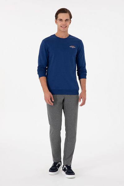 U.S. Polo Assn. Ανδρικό φούτερ Anthracite Melange 50295168 -VR081