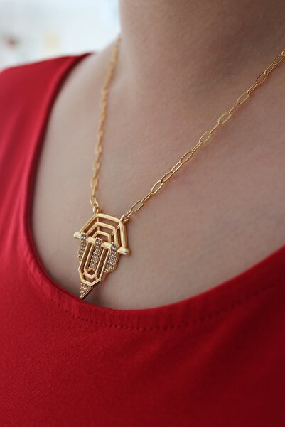 nevamor Serenay-Leyla روزيت قلادة الفارس الذهبية