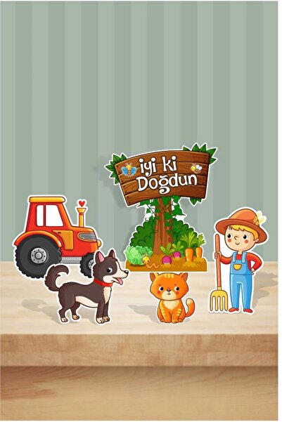 neşeli günlerim Set de panouri cu un singur picior Farm Concept Farm (blat de...