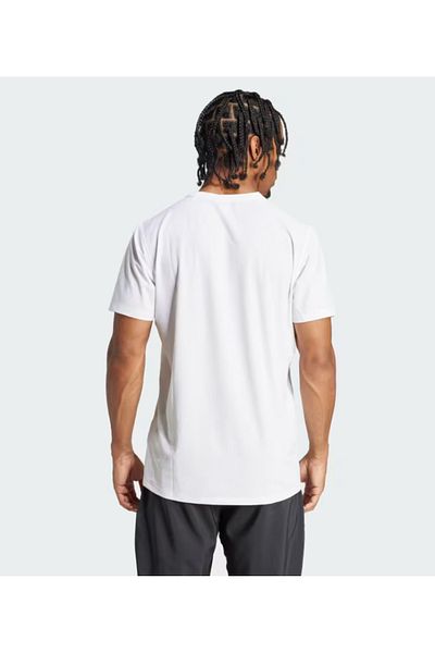 adidas Ανδρικό μπλουζάκι Ohn The Run White Ik7436