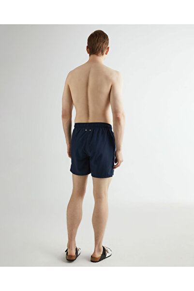 Gant Erkek Lacivert Regular Fit Logolu Mayo Şort