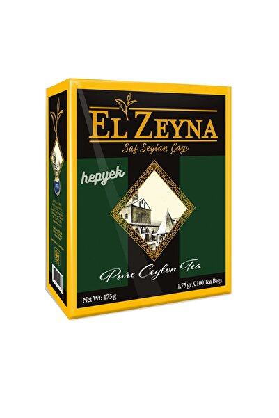 El Zeyna Sallama Bardak Poşet Seylan Çay 100'lü