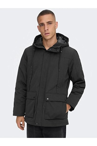 Only & Sons Only&sons 22022654 Erkek Mont - Siyah