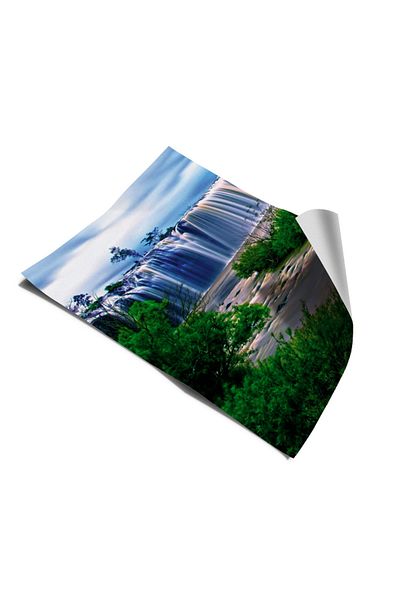 Bigaimaj Folie de acoperire Cascada - Autocolant autoadeziv pentru capacul frigiderului și mașinii de spălat vase