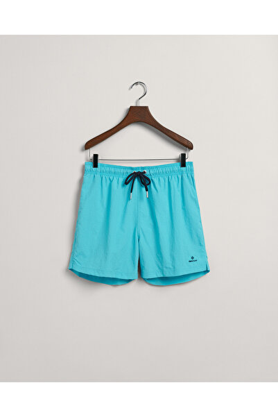 Gant Erkek Mavi Classic Fit Mayo Şort