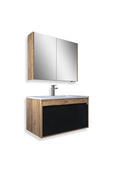 TETA HOME Mersin 65 Cm Mdf Banyo Dolabı Seti