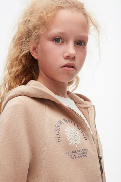 nk kids 57803 Girl's Camel Botanic Pants