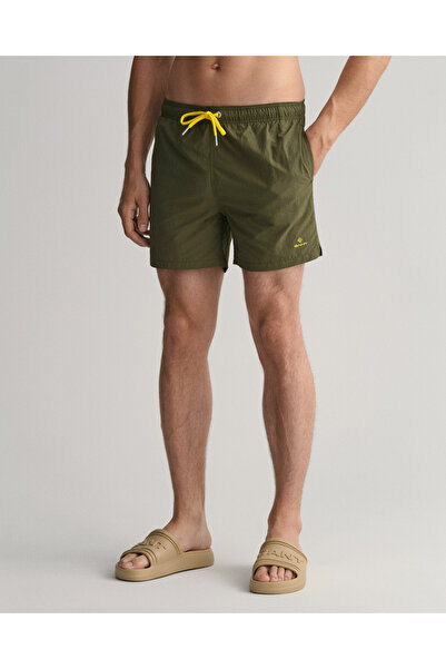 Gant Erkek Yeşil Classic Fit Mayo Şort