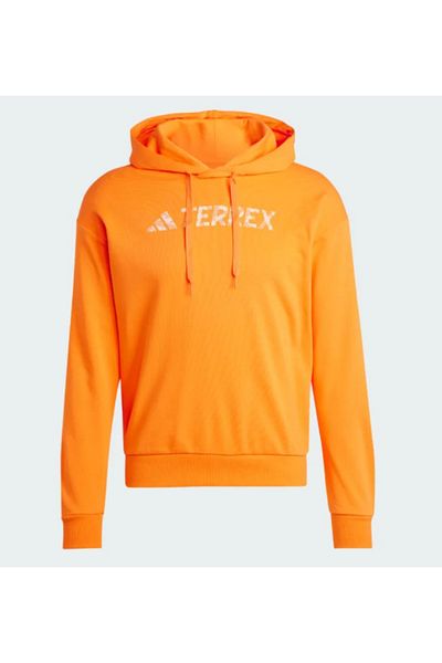 adidas Tx L Kapşonlu Uni Turuncu Erkek Spor Sweatshirt Hy1708