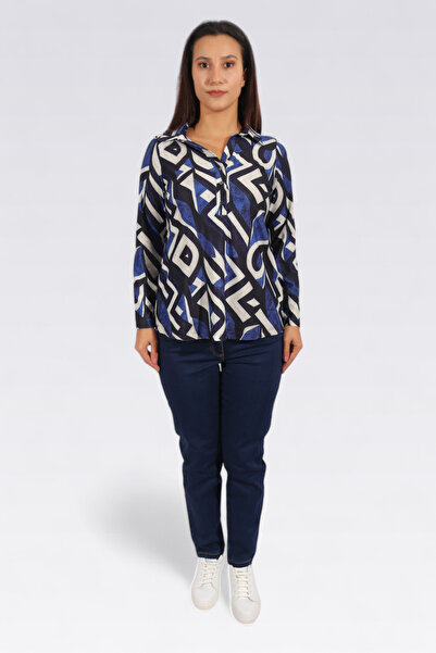 TOLGA SARAÇOĞLU 30232 LACİVERT DAR PAÇA KOT PANTOLON