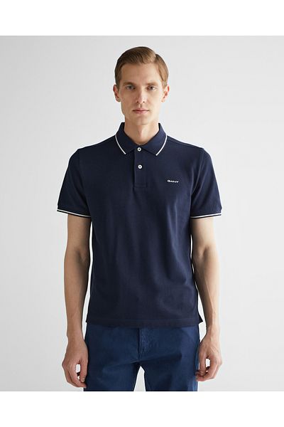 Gant Ανδρικό Navy Blue Regular Fit Polo