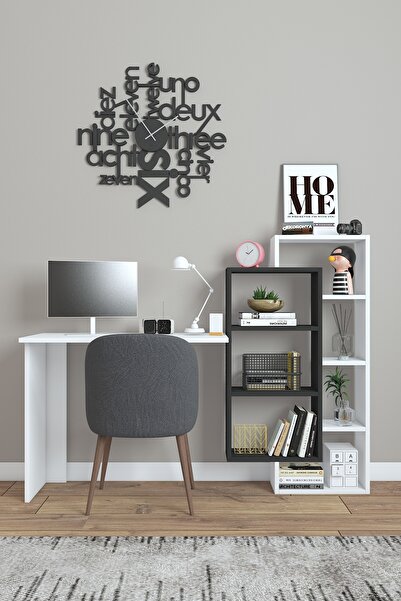 dekoronya Plus Kitaplıklı Çalışma Masası