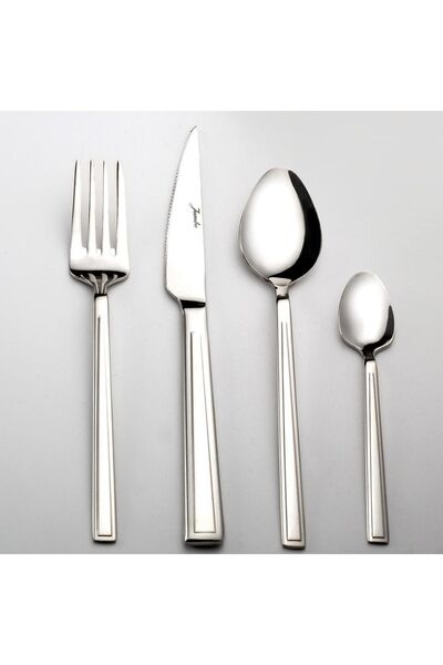 Jumbo Athena 84 Pieces 12 Person Fork Spoon Knife Set