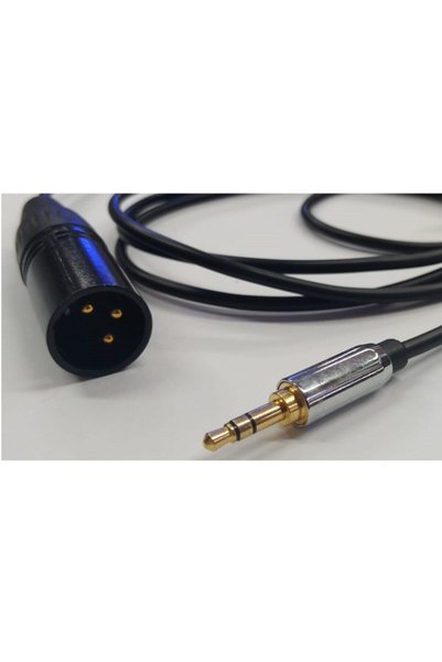 Mykablo Xlr Kablo - 3 Pin Xlr Erkek - 3.5 Mm Stereo Erkek - 1.5 Metre