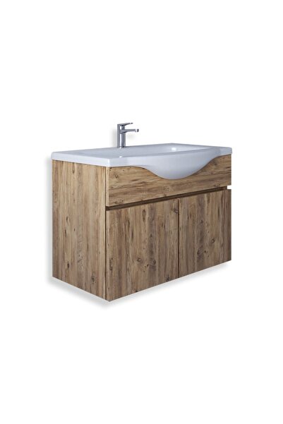 TETA HOME Kahire 80 cm Mdf Banyo Lavabolu Alt Dolap