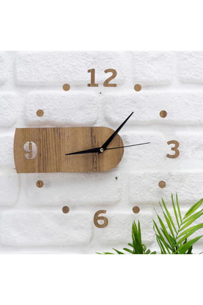 Deep Craft DeepCraft Ceas de perete decorativ din lemn transparent-acrilic si...