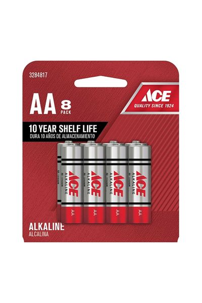 ACE 8-Piece AA Ultra Alkaline Durable Pencil Batteries