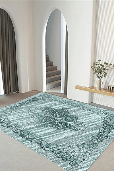 Viyana Home Dijital Kaymaz Klasik Modern Desen Yıkanabilir Yolluk Mutfak Salo...