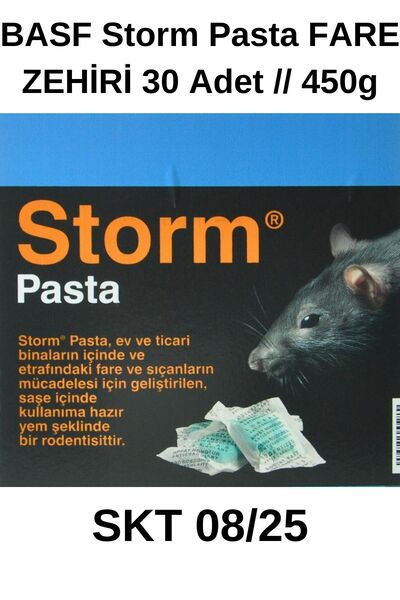 BASF Storm Pasta 30 Adet 450 gr Fare Ve Sıçan Yemi / Zehiri / Ilacı