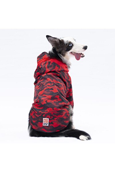 Pawstar Red Dijon Large Breed Dog Jumpsuit Raincoat Dog Raincoat Dog Outfit D...