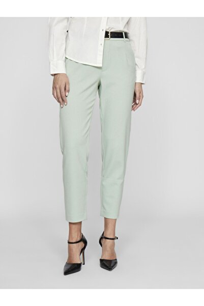 VILA Hose mit hoher Taille und schmaler Passform