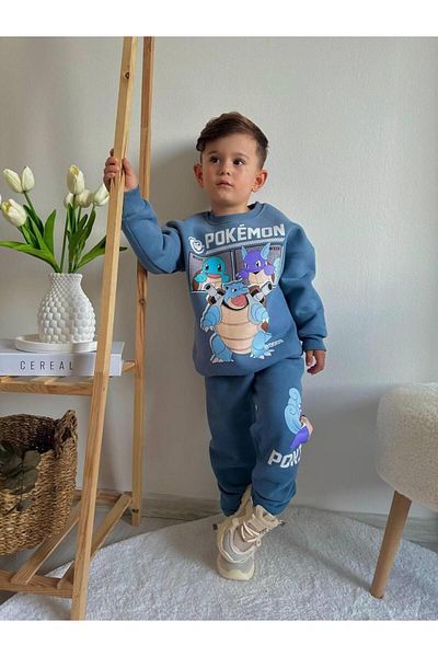 MİNİKO KİDS Set de trening pentru băieți Pokemon Model 3 Thread Raster