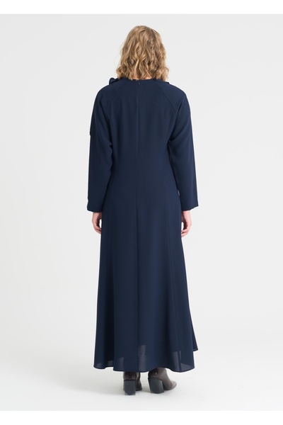 Armağan Reglan Kol Degaje Yaka Elbise