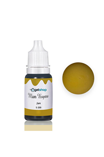 Getshopmini Mum Boyası Mum Renklendirici Sıvı Pigment Boya 15ml Renk Seçmeli