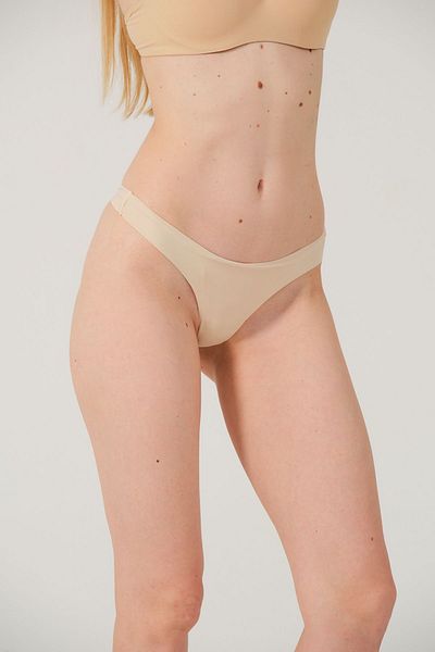 mellie Women's Laser Cut Non-Mark Thong Panties