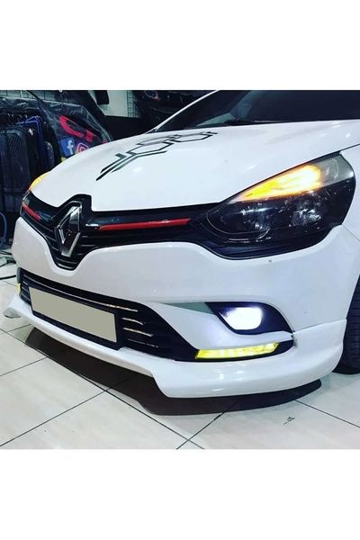 HasAkman Renault Clio 4 Makyajlı Kasa Ön Ek Karlık Mat Siyah Plastik