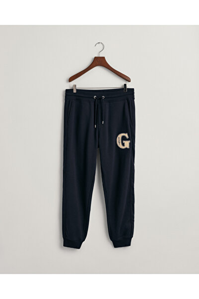 Gant Erkek Lacivert Regular Fit Logolu Eşofman Altı