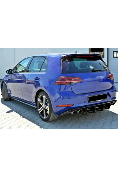 HasAkman Vw Golf 7,5 R Tampon Flap Flaplar Splitter Bıçak 2017-2019