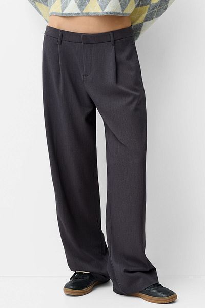 Bershka Low-rise baggy trousers