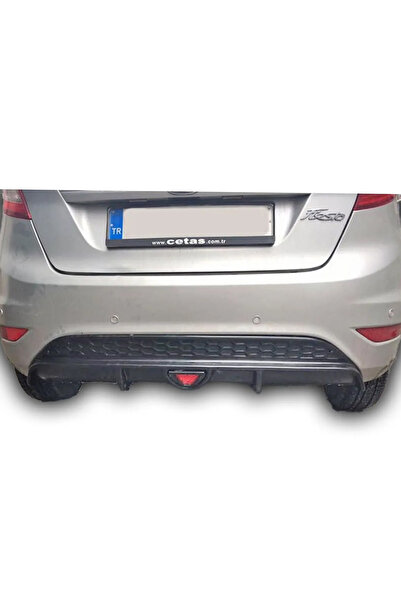 MKG Otomotiv Ford Fiesta Mk6 Uyumlu Çakarlı Difüzör Parlak Siyah Plastik Arka...