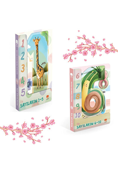 Uçan Fil Yayınları أول أرقامي 1-5 و6-10 2 كتاب ما قبل المدرسة