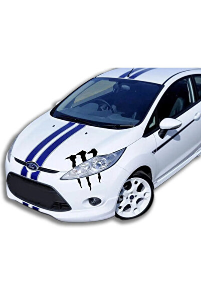 HasAkman Ford Fiesta Makyajsız Ön Ek Karlık Mat Siyah Plastik 2009-2013