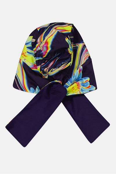 adidas Women Allover Print Headscarf, Purple Combo