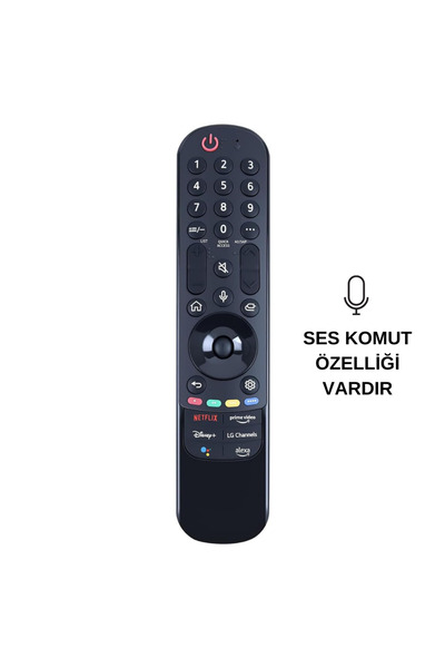 LG MR22GA (AKB76039902) SMART TV KUMANDASI SES KOMUTU VARDIR