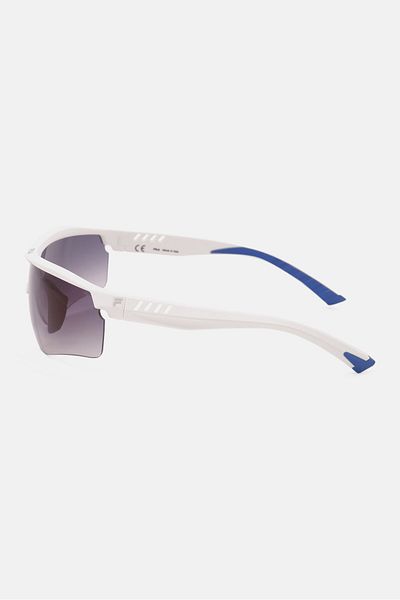 Fila Men Sf9326996vcb Sports Sunglasses, White