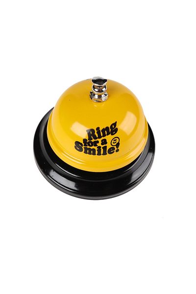 PERİBOİA Reception Bell - Table Bell Ring For A Smile Bell Chime