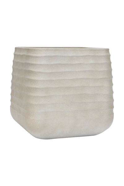 SERENE Sturdy Base High Quality Fiberglass Planter 28 x 27.5cm