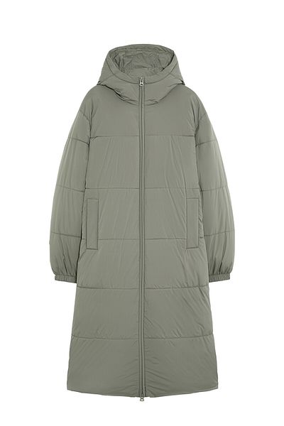 Oysho Water-repellent PrimaLoft® padded long jacket