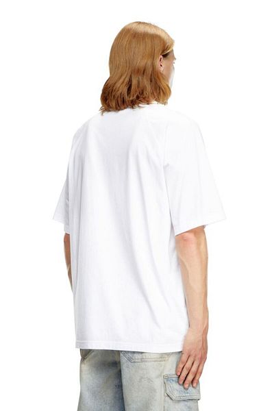 Diesel Tricou - Alb - Slim Fit