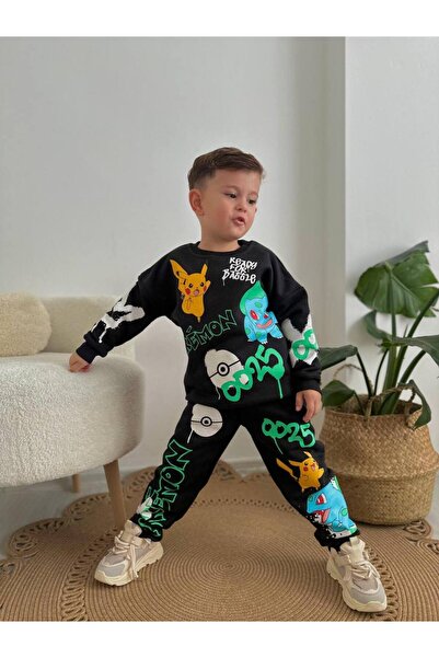 CANDA Pokemon Character Printed Long Sleeve Boy's Under-Top Suit