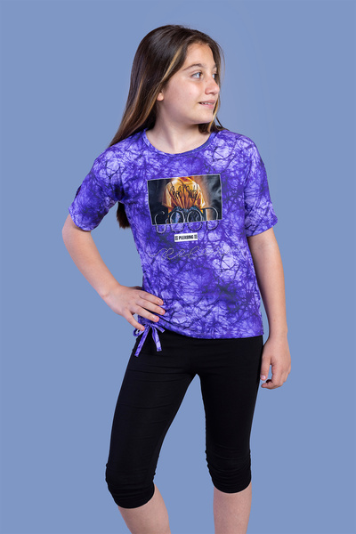 Toontoy Σετ κολάν με σχέδιο μπατίκ για κορίτσια με τύπωμα τεμαχίων