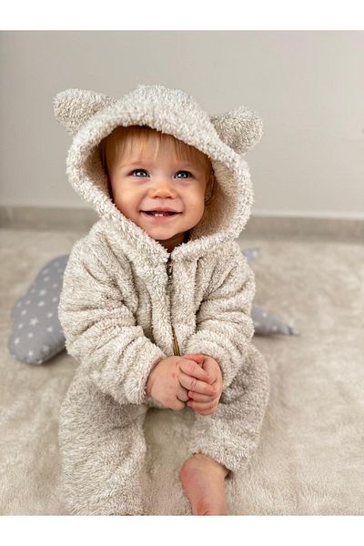 Bebesev Welsoft Plush Unisex Winter Baby Sleeping Bag - Zippered Children's Costume