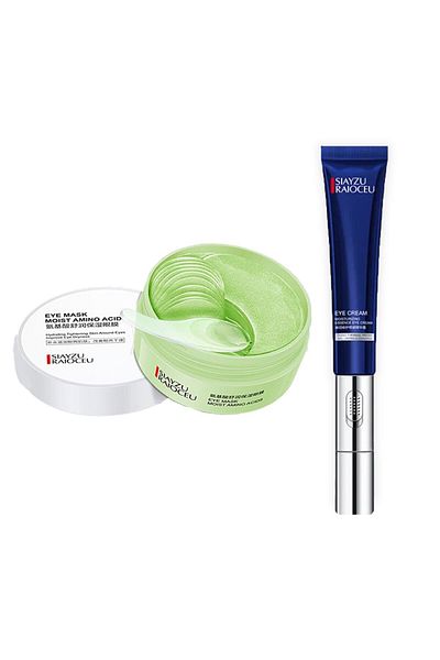 SIAYZU ® Eye Mask and Eye Cream Set 60 Pieces & 30gr