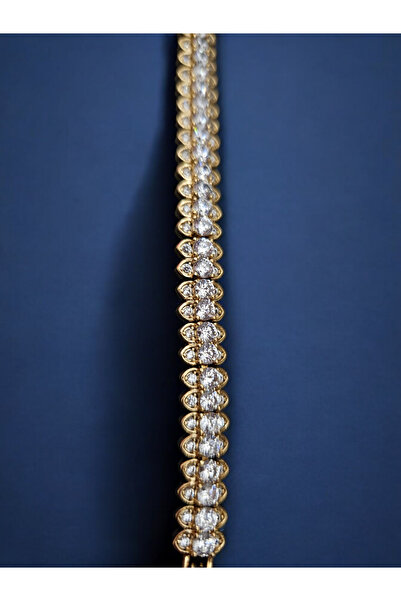 XUPING JEWELRY Kuyumcu model Zirkon taşlı rose künye