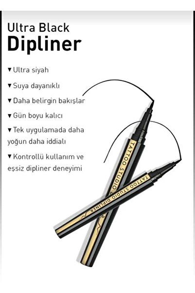 SEVRU Tattoo Studio Dipliner Ultra Siyah İnce uç